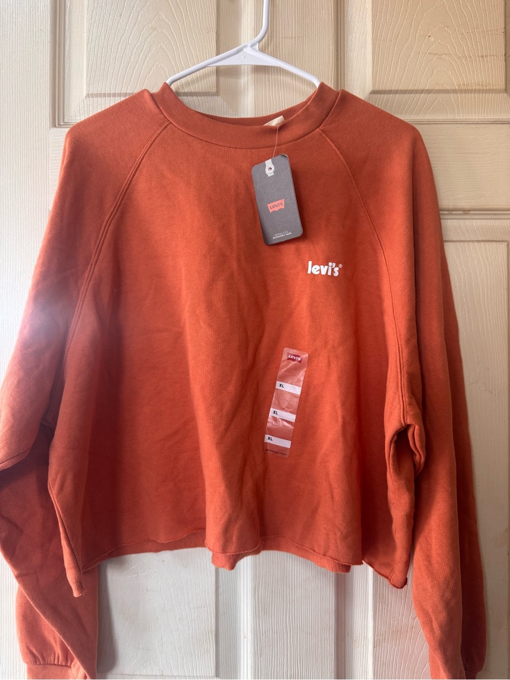 Levi's Rust Orange Crewneck Sweatshirt